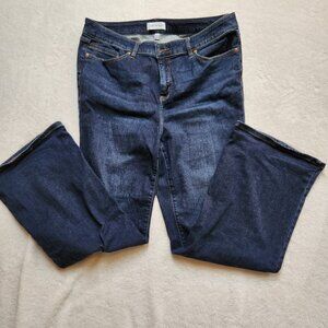 Lane Bryant High-Rise Boot Jean Flex Magic Waistband Dark Denim Size 18 20